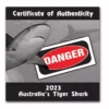 2023 1oz Tuvalu Australia's Tiger Shark .999 Silver Coin