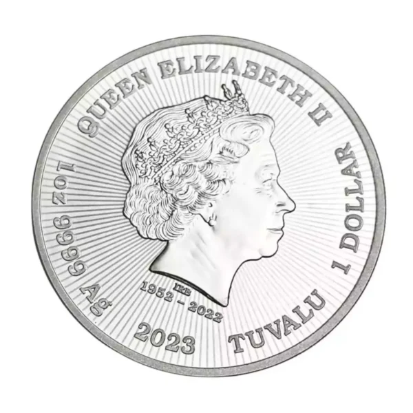 2023 1oz Tuvalu Defenders of Liberty .999 Silver Coins