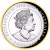 2023 2oz Australian Perth Mint .9999 Silver High Relief Gilded Kookaburra Coin
