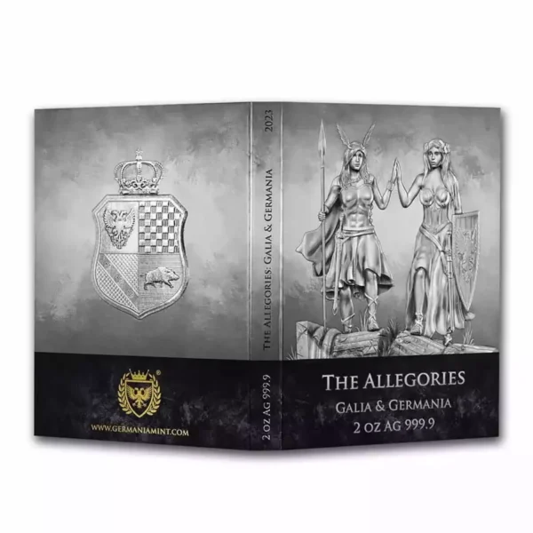 2023 2oz Germania .9999 Silver Allegories: Galia and Germania Coin