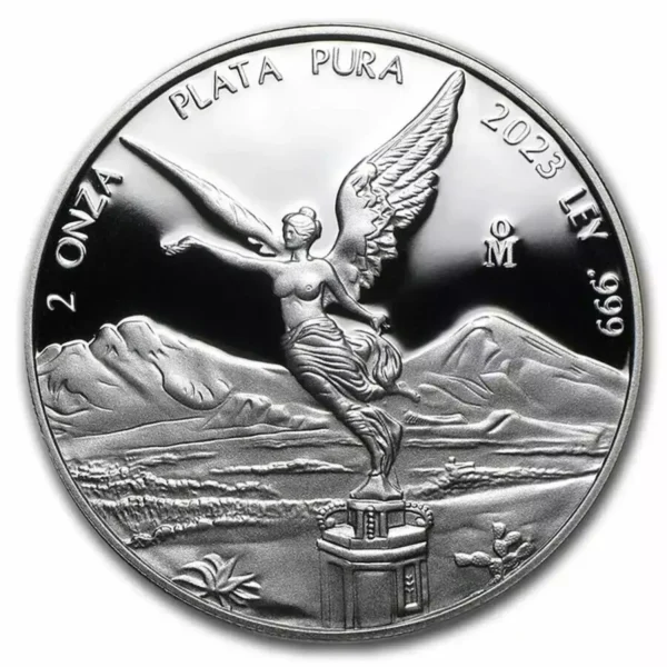 2023 2oz Mexican Proof .999 Silver Libertad