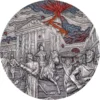 2023 2oz Palau Fury of Nature Pompeii Volcano .999 Silver Coin