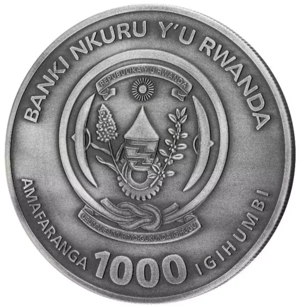 2023 3oz Rwanda Nautical Ounce - Great Eastern .999 Silver High Relief Antique Coin