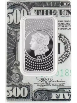 2023 50g .999 Silver Pamp Suisse Morgan 0 Bill Bar