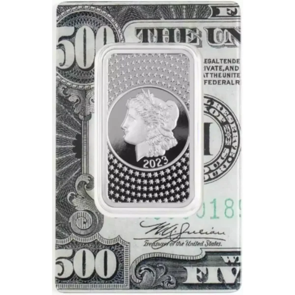 2023 50g .999 Silver Pamp Suisse Morgan 0 Bill Bar