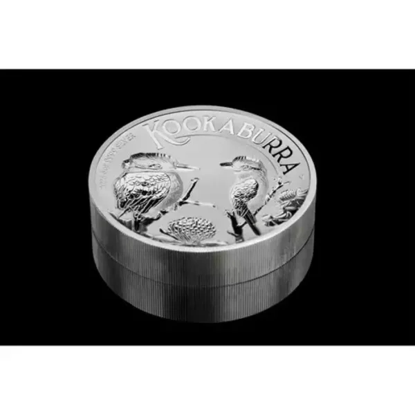 2023 5oz Australia Perth Mint Incused Kookaburra .9999 Silver Coin