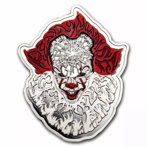 2023 5oz Barbados Pennywise from IT .999 Silver Coin