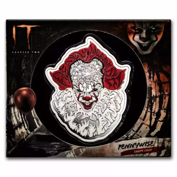 2023 5oz Barbados Pennywise from IT .999 Silver Coin
