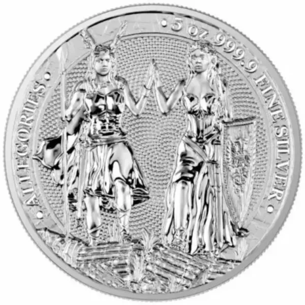2023 5oz Germania .9999 Silver Allegories: Galia and Germania Coin