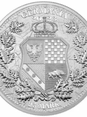 2023 5oz Germania .9999 Silver Allegories: Galia and Germania Coin
