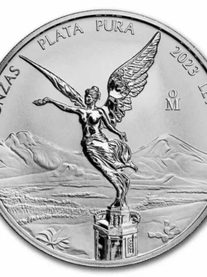 2023 5oz Mexico Libertad Reverse Proof .999 Silver Coin