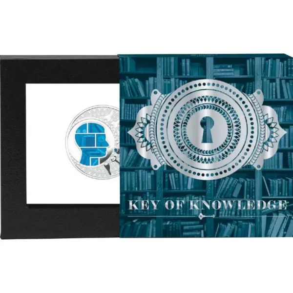 2023 17.5g Cameroon Key of Knowledge .999 Silver Coin