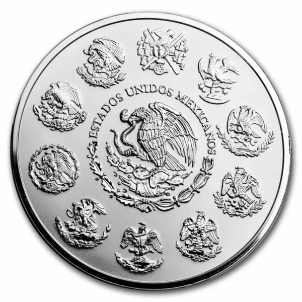 2024 1KG Mexico .999 Silver Aztec Calendar W/Box and COA