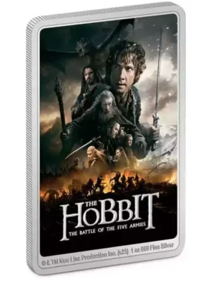 2023 1oz Niue The Hobbit: Battle of Five Armies Poster .999 Silver Coin