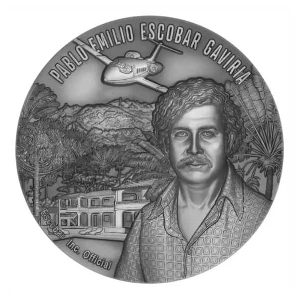 2023 2oz Pablo Escobar .999 Silver Coin