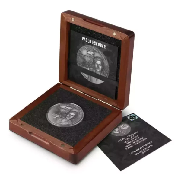 2023 2oz Pablo Escobar .999 Silver Coin