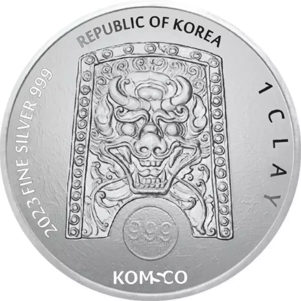 2023 1oz South Korea .9999 Silver ZiSin Lepus BU Medal