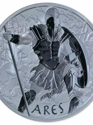 2023 Tuvalu 1oz Gods of Olympus "Ares" .9999 Silver Coin