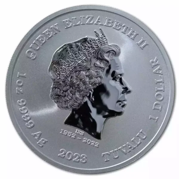 2023 Tuvalu 1oz Gods of Olympus "Ares" .9999 Silver Coin