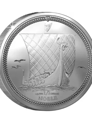 2024 1/2 oz The Isle of Man The Noble .999 Silver BU Coin