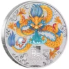 2024 1/4oz Australia Perth Mint Lunar Series III  Year of the Dragon Colorized .9999 Silver Coin