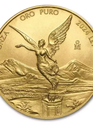 2024 1 oz Mexico Libertad .999 Gold BU Coin