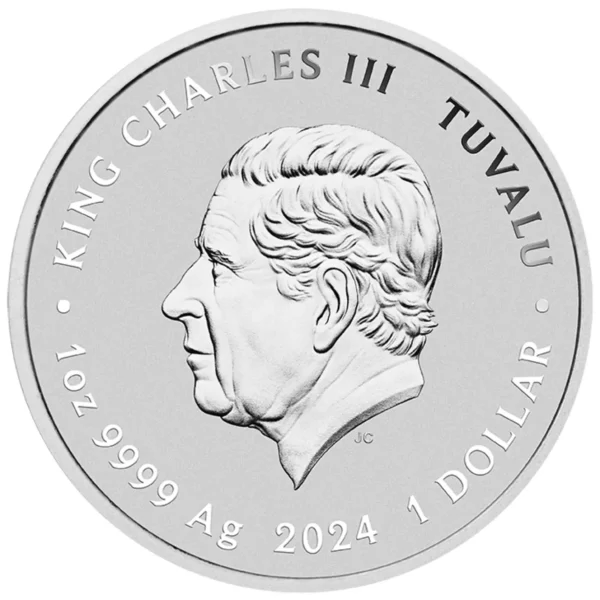 2024 1 oz Tuvalu Silver 40th Anniversary  Teenage Mutant Ninja Turtles Coin
