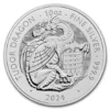 2024 10 oz Great Britain The Royal Tudor Beasts Series - The Welsh Dragon .9999 Silver BU Coin