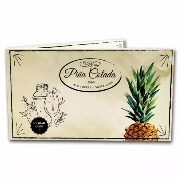 2024 10g Samoa Pina Colada Shaped .999 Silver Coin