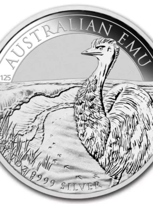 2024 1oz Australia Perth Mint Emu .999 Silver BU Coin