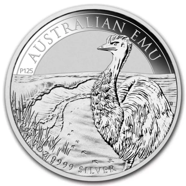 2024 1oz Australia Perth Mint Emu .999 Silver BU Coin