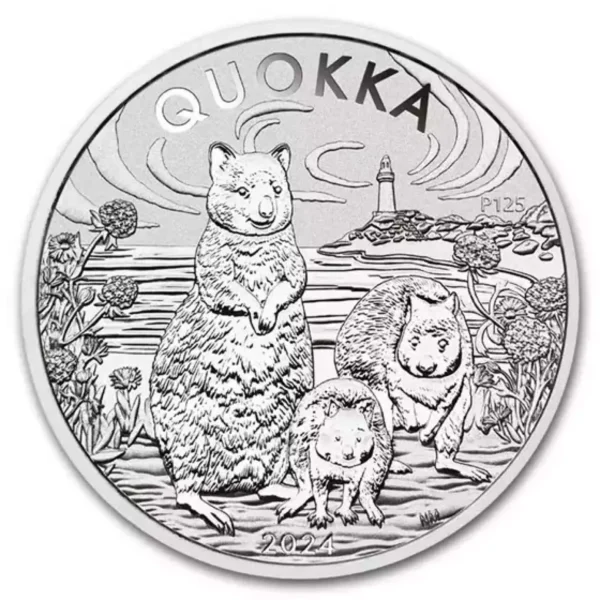 2024 1oz Australia Quokka .9999 Silver BU Coin