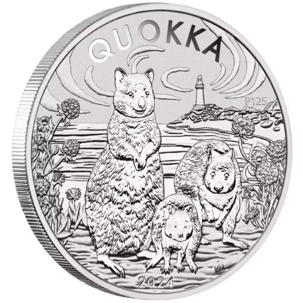 2024 1oz Australia Quokka .9999 Silver BU Coin