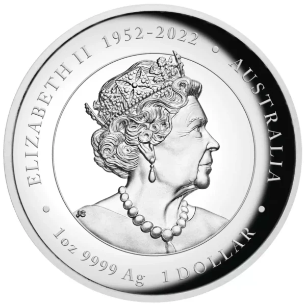 2024 1oz Australian Lunar Series III Year of the Dragon .9999 Silver Proof High Relief Coin