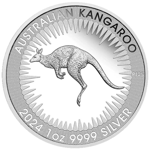 2024 1oz Australian Perth Mint Silver Kangaroo