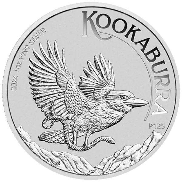 2024 1oz Australian Perth Mint Silver Kookaburra