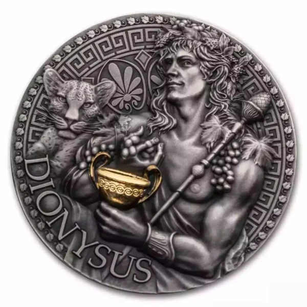 2024 1oz Cameroon Greek Mythology Dionysus .999 Silver Coin