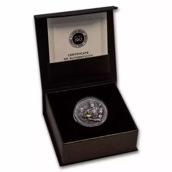 2024 1oz Cameroon Greek Mythology Dionysus .999 Silver Coin