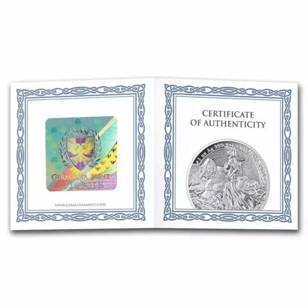 2024 1oz Germania Lady Germania Proof .999 Silver