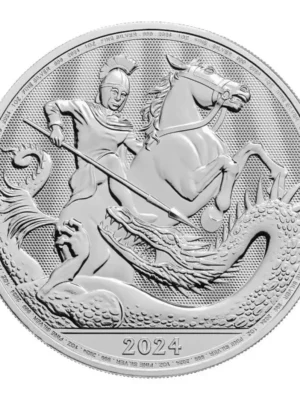 2024 1oz Great Britain St George and the Dragon .999 Silver Coin