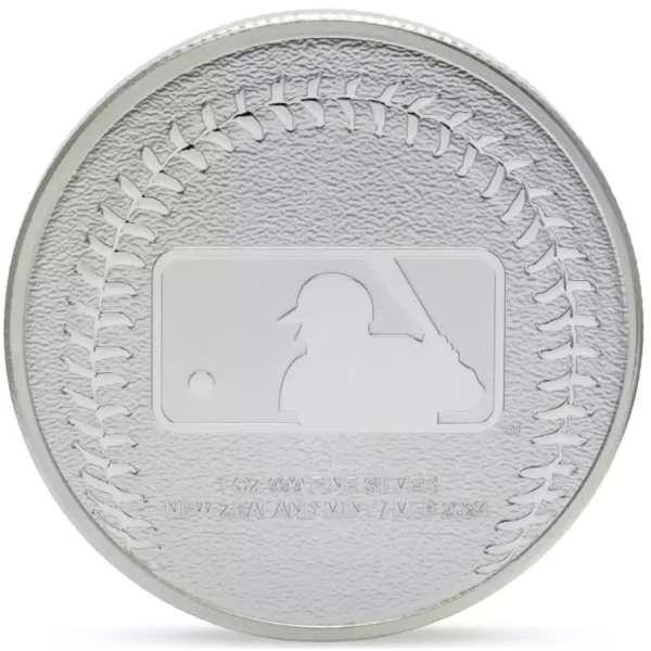 2024 1oz New Zealand Mint Officially Licensed Major League Baseball (MLB) Los Angeles Dodgers .999 Silver Round