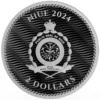 2024 1oz Niue Black Sam - Jolly Roger 9999 Silver Coin BU