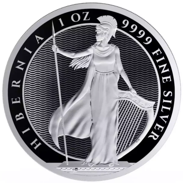 2024 1oz Niue Hibernia 9999 Silver BU Coin