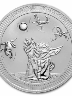 2024 1oz Niue Star Wars Grogu " Baby Yoda " .999 Silver Coin