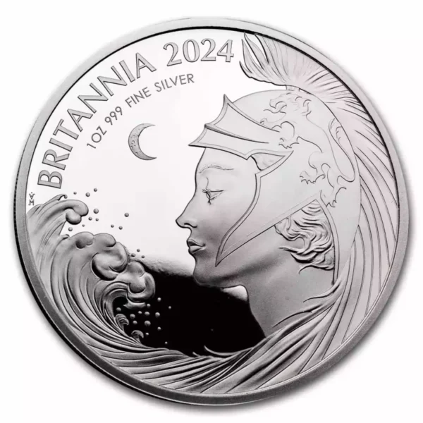 2024 1oz Royal Mint Britannia Proof .999 Silver Coin