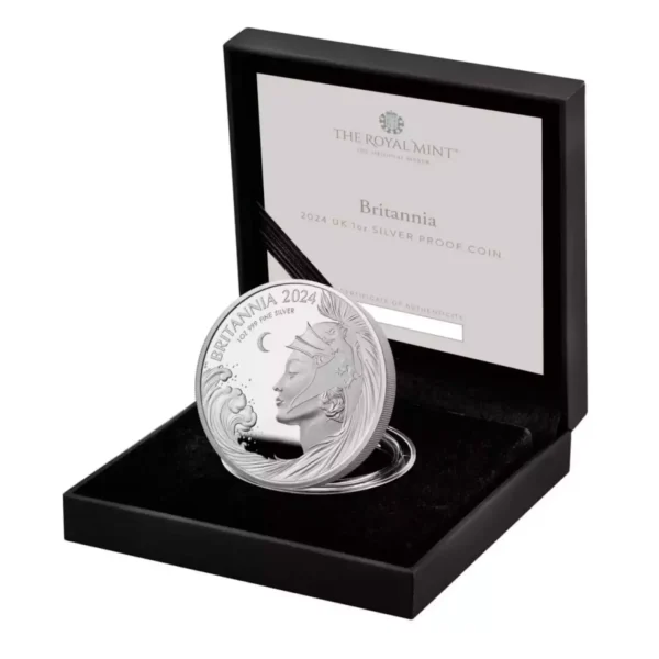 2024 2oz Royal Mint Britannia Proof .999 Silver Coin
