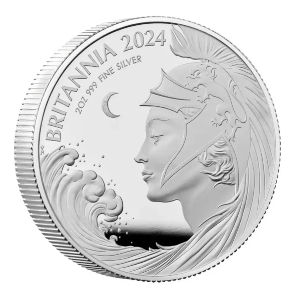 2024 2oz Royal Mint Britannia Proof .999 Silver Coin