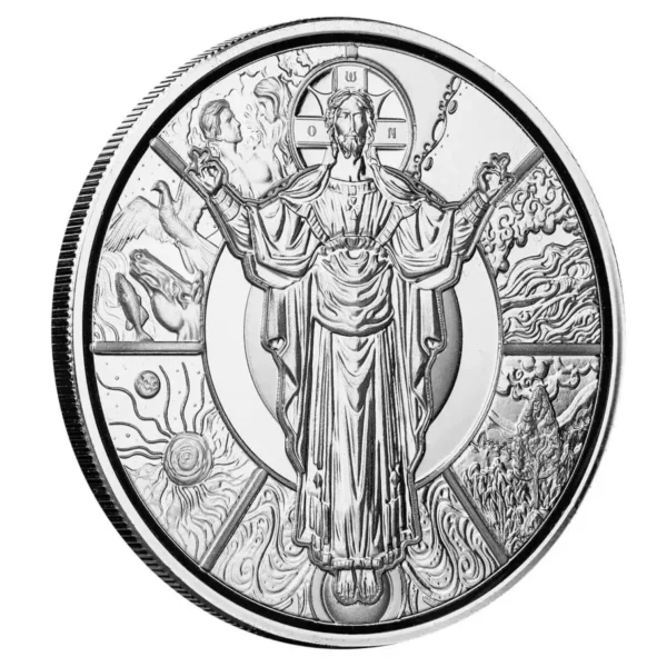 2024 1oz Scottsdale Mint Samoa Jesus Collection The Creator .999 Silver Coin BU
