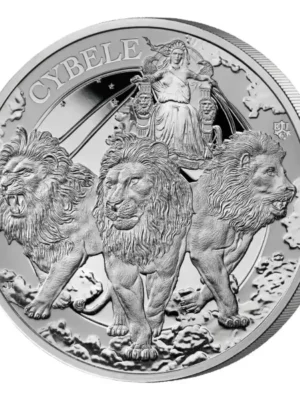 2024 1oz St Helena Goddess Cybele .999 Silver Proof Coin