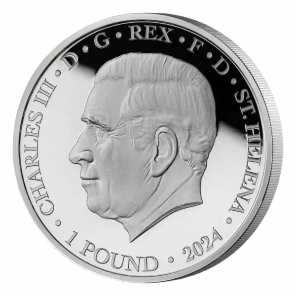 2024 1oz St Helena Goddess Cybele .999 Silver Proof Coin